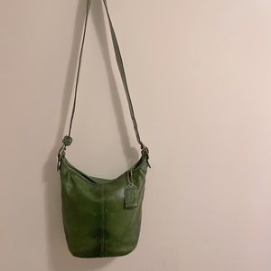 Vintage Coach Genuine Leather Duffel/Crossbody bag